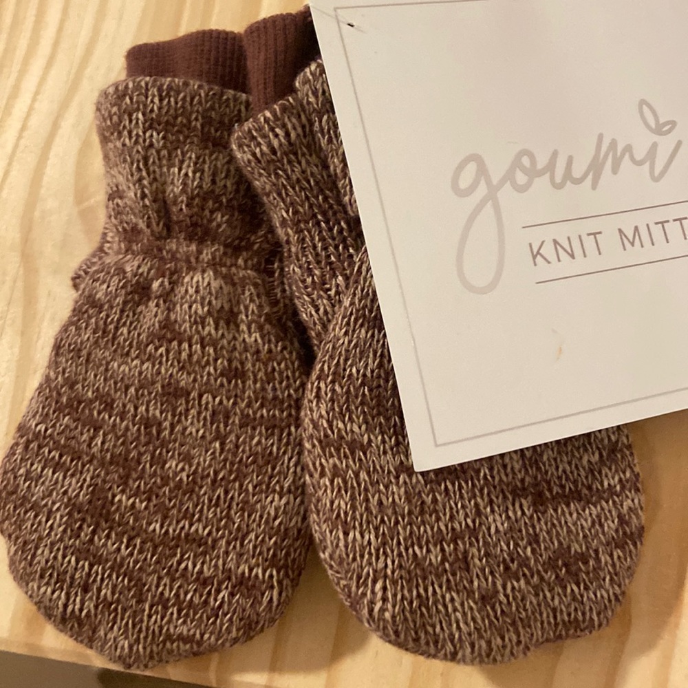 0-3 month baby mittens